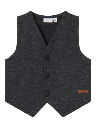 Mini vest ROBINO Dark Grey Melange