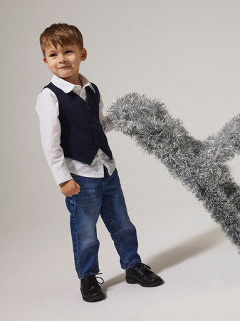 Mini blazer ROBINO Navy Blazer CHECK