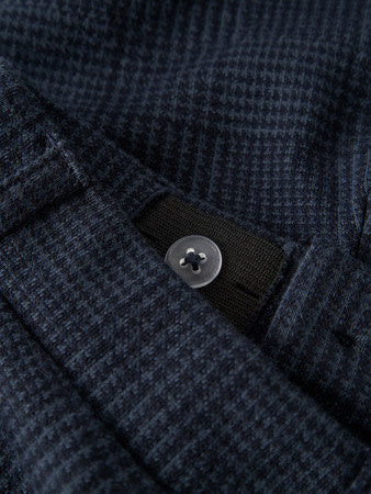 Mini broek ROBINO Navy Blazer CHECK Regular Fit