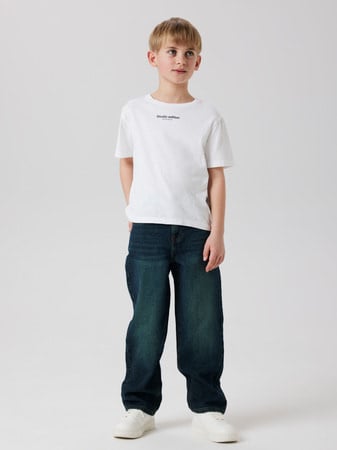 Kids spijkerbroek RYAN Turquoise Straight Fit