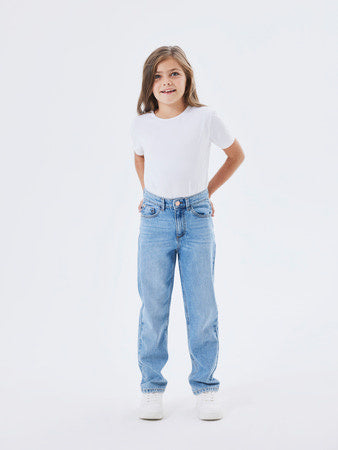 Kids spijkerbroek ROSE Blue Straight Fit