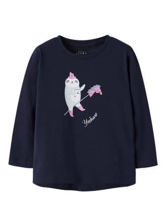 Mini longsleeve VIX Blue Standard Fit