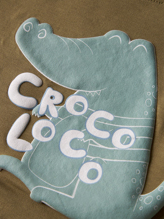 Mini longsleeve VAGNO Brown Regular Fit