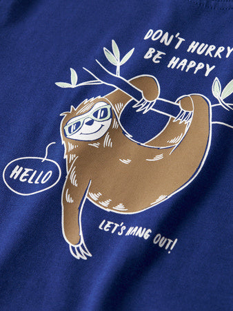 Mini longsleeve VAGNO Purple Regular Fit