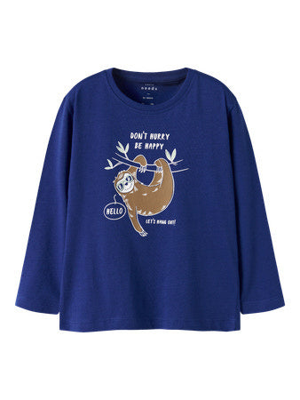 Mini longsleeve VAGNO Purple Regular Fit