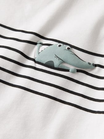 Mini longsleeve VAGNO White Regular Fit