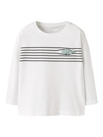 Mini longsleeve VAGNO White Regular Fit