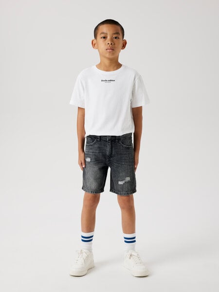 Kids short SILAS Dark Grey Denim Slim Fit