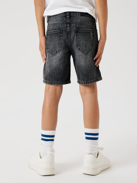 Kinder Shorts SILAS Dunkelgrau Denim Slim Fit