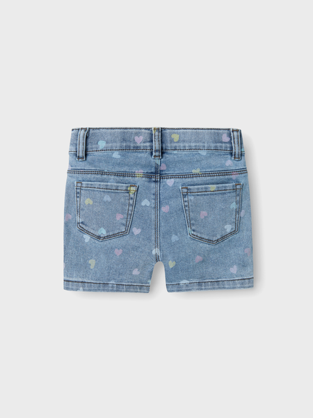 Mini-Shorts SALLI Medium Blue Denim HERZEN Slim Fit