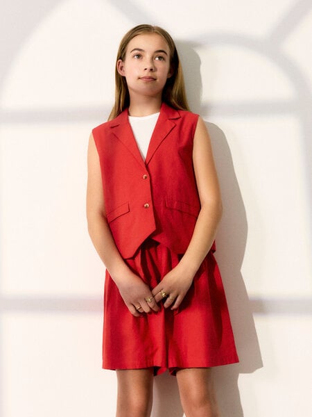 Kinder Shorts FALINNEN Chinesisch Rot Reguläre Passform