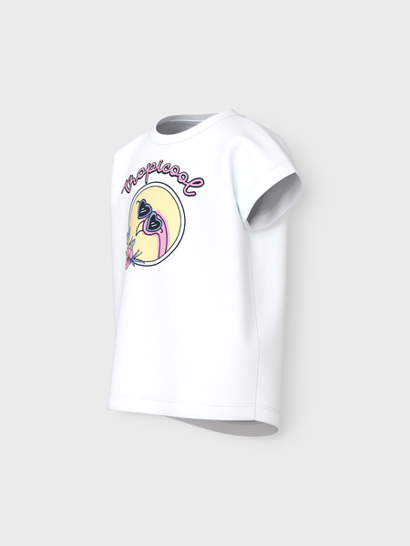 Mini T - shirt VIOLET Bright White Tropicool Regular Fit