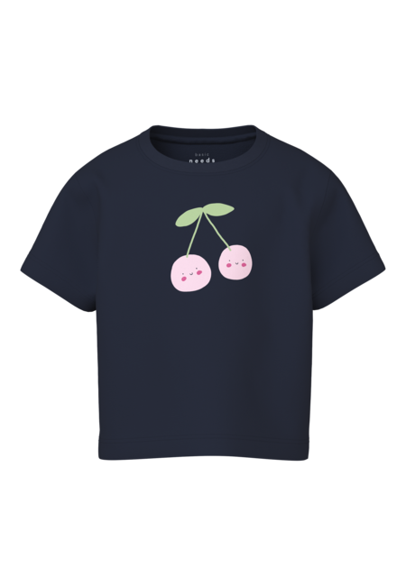 Mini T - shirt VILINSE Navy Blazer Cherry Loose Fit