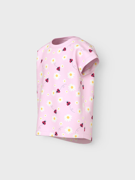 Mini T - shirt VIGGA Festival Bloom Ladybug Regular Fit