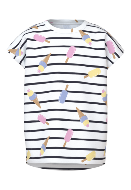 Mini T - shirt VIGGA Bright White Ice Regular Fit