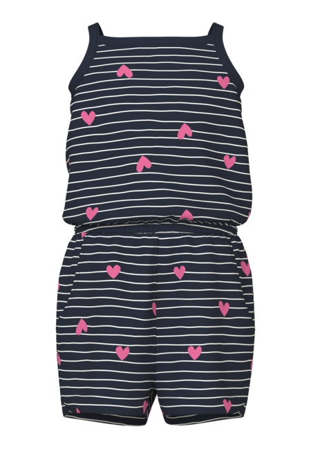 Mini-Jumpsuit VIGGA Dunkel Saphir Herzen