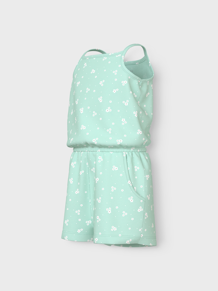 Mini jumpsuit VIGGA Honeydew Flower