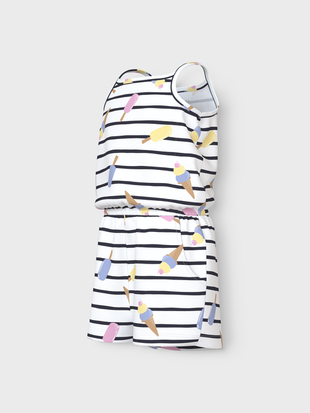 Mini-Jumpsuit VIGGA Bright White Ice