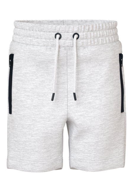 Mini-Shorts VOBAN Hellgrau Melange Regular Fit