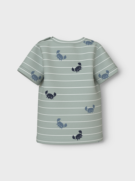Baby T - shirt VROELS Aqua Gray Crabs Regular Fit