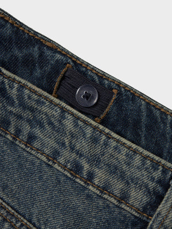 Kids spijkerbroek ROSE Turquoise Wide Leg Fit