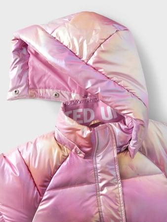 Kids winterjas MALAN PUFFER Purple