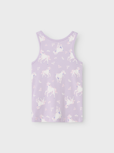 Mini ondergoed TANK TOP 2P PASTEL LILAC HORSE Pastel Lilac