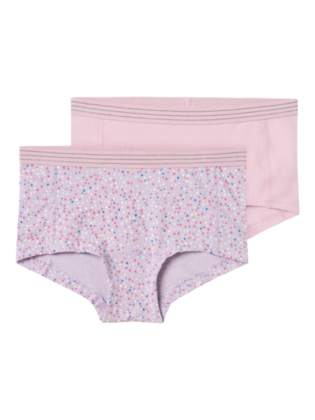 Kinderunterwäsche HIPSTER 2P PASTELL LILA PUNKT Pastell Lila