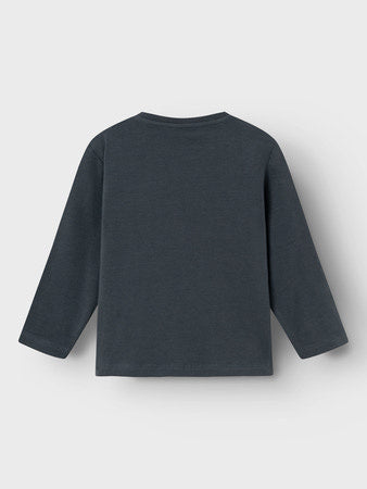 Mini Langarmshirt NOVA India Ink Regular Fit