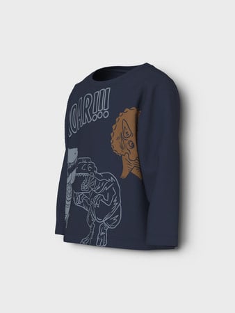 Mini longsleeve VILASSE Navy Blazer Roar Regular Fit