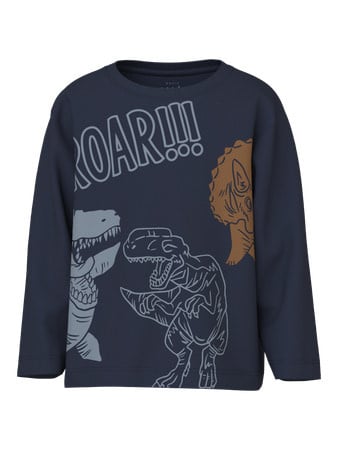 Mini longsleeve VILASSE Navy Blazer Roar Regular Fit