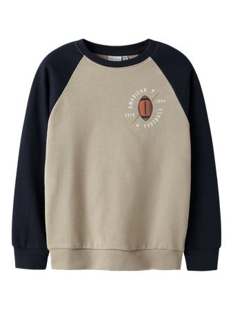 Kids trui VILDAR Island Fossil American Football Regular Fit