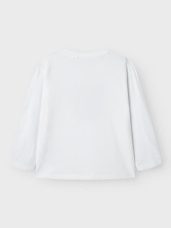 Mini longsleeve RALLE Bright White Relaxed Fit