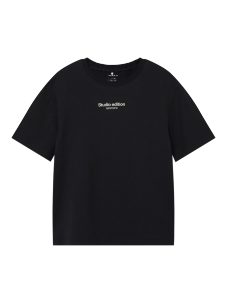 Kids T - shirt BRODY Black W. JET STREAM PRINT Regular Fit