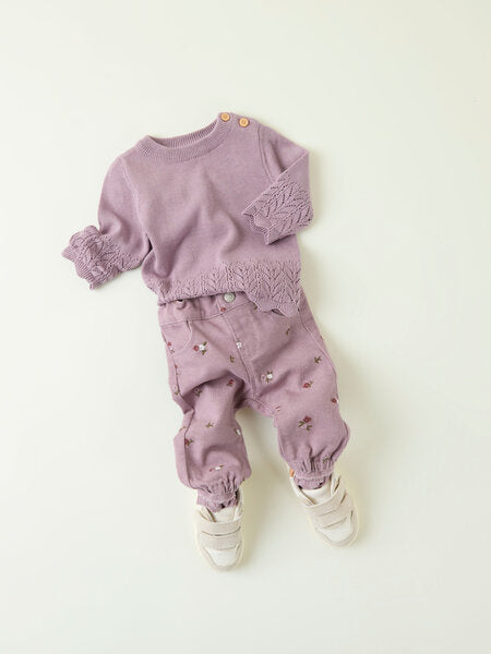 Baby trui TIMIE Elderberry Regular Fit