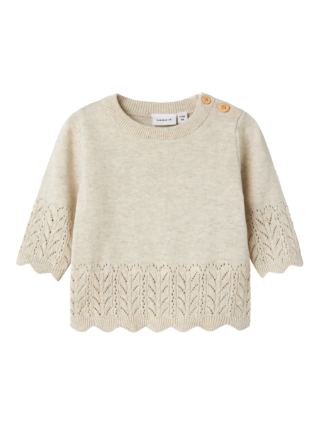Baby Pullover TIMIE Peyote Melange Regular Fit