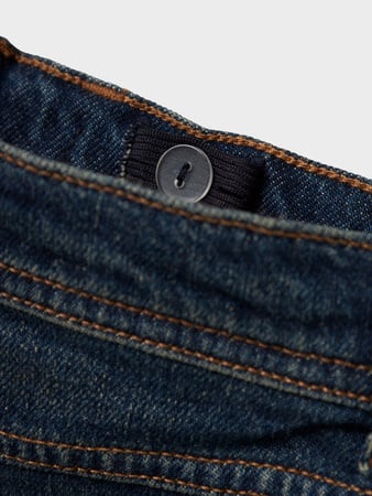 Kids spijkerbroek SILAS TAP CARGO Turquoise Tapered Fit