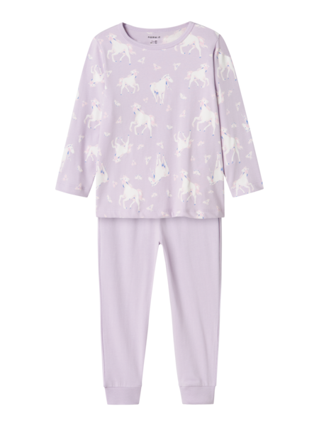 Mini Pyjama NACHTSET PASTELL LILA PFERD Pastell Lila