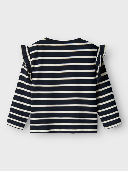 Mini Langarmshirt TOVELINA Dunkel Saphir Regular Fit