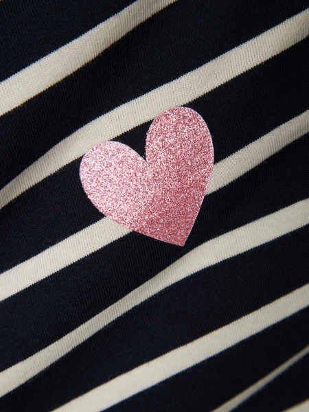 Mini Langarmshirt TOVELINA Dunkel Saphir Regular Fit