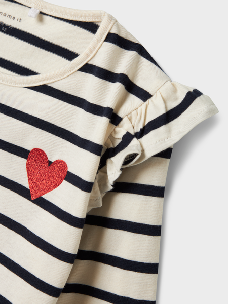 Mini Langarmshirt TOVELINA Sea Salt Regular Fit