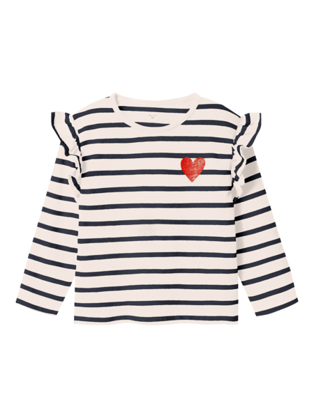 Mini Langarmshirt TOVELINA Sea Salt Regular Fit