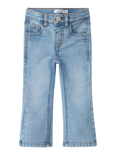 Mini Jeans POLLY Hellblauer Denim Bootcut Passform