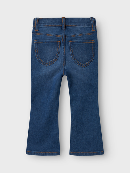 Mini Jeans POLLY Dunkelblau Denim Bootcut Passform