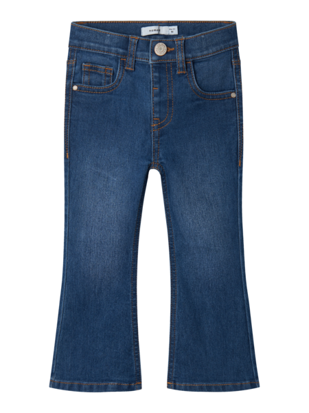 Mini Jeans POLLY Dunkelblau Denim Bootcut Passform