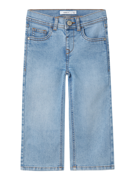 Mini Jeans ROSE Hellblauer Denim Weite Bein Passform