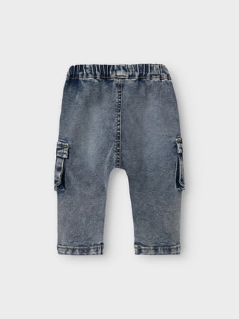 Baby spijkerbroek BEN BAGGY CARGO Blue Baggy Fit