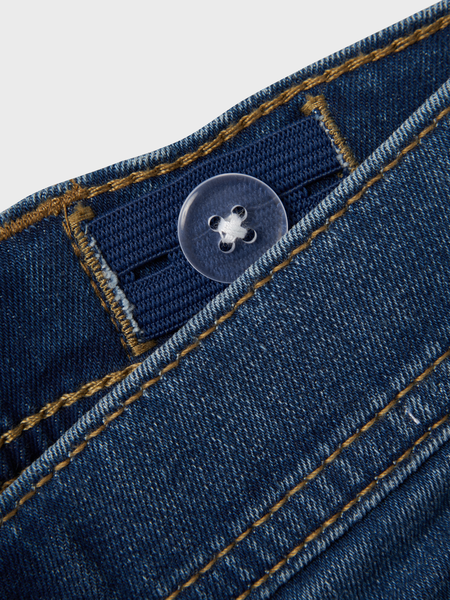 Mini-Shorts SALLI Dunkelblau Denim Slim Fit