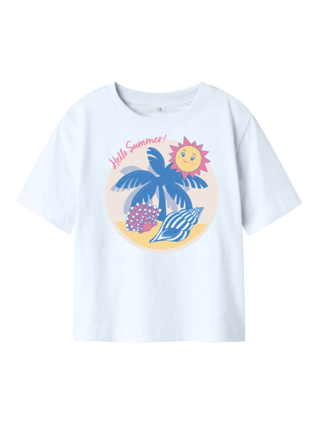 Mini T-Shirt JASSA Lucent Weiß Regular Fit