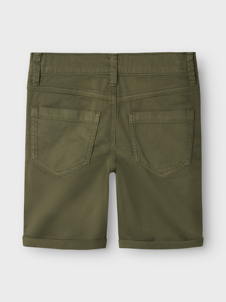 Kinder-Shorts SILAS Deep Lichen Green Slim Fit